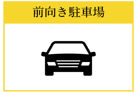 前向き駐車場